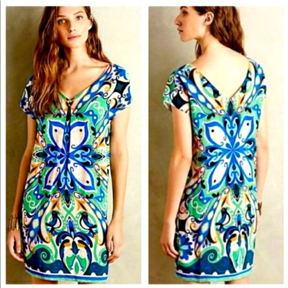 Anthropologie Maeve Bird Folksong Shift Dress